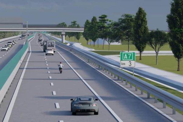 Autostrada Transilvania: Constructorul lotului Chiribiş-Biharia a început montarea grinzilor pe lotul de 28,5 kilometri
